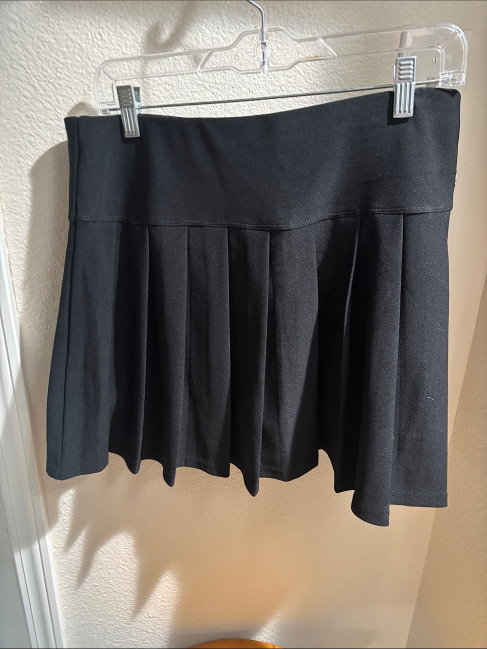 New MixxFashion Black Pleated Women’s Skort 2X/3X NWT